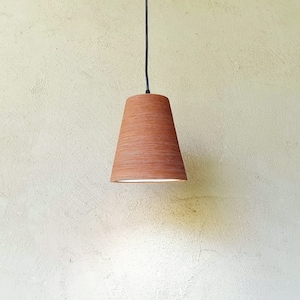 Lámpara colgante de terracota, pantalla de cerámica, iluminación de cocina, luz de techo, iluminación de comedor, iluminación de isla de cocina