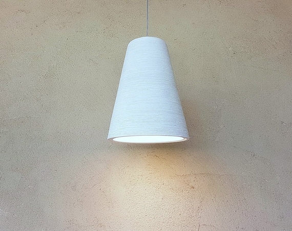 Off White Pendant Lightingpendant, Cone Shaped Lamp Shades