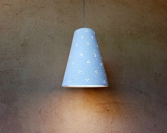 Perforated hanging ceramic lampshade Pendant light Hanging light Ceramic lamp shade  kitchen lighting Ceiling Light Dining room light