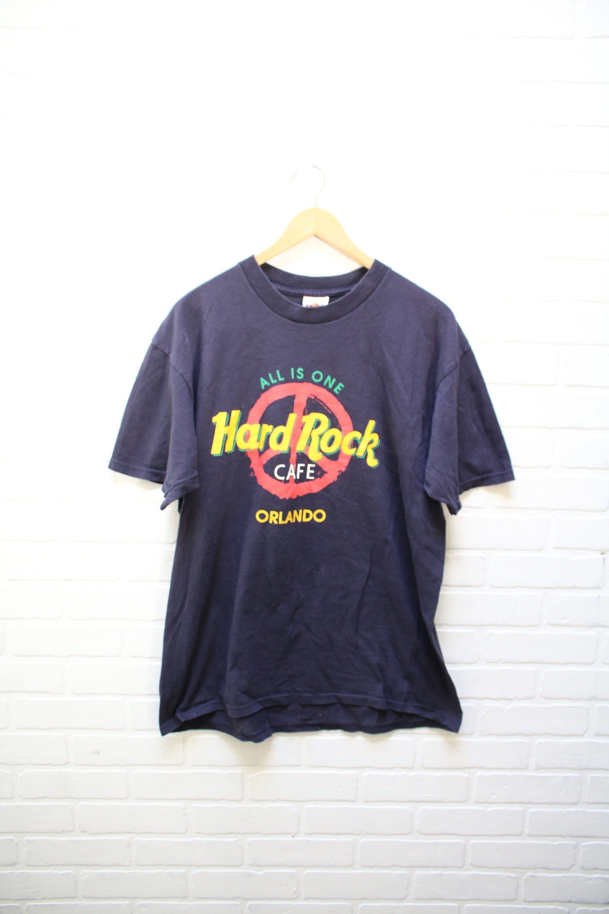 Vintage Early 90s Hard Rock Cafe peace Symbol - Etsy