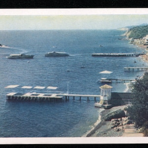 Schwarze Meeresküste von D. Smirnova 1964 Sowjetunion Schiffe Tourismus Postkarte UdSSR, Sowjetunion Schiffe - Ungepostete, Vintage Urlaubspostkarte
