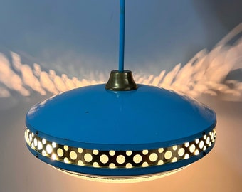 Vintage 1967 Space Age Pendant Lamp: Ludib Bratislava Mid-Century Modern