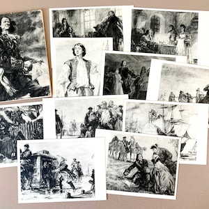 Peter der Große Петр Велики© 10 Postkarten Set von Petr 1 von D. A. Shmarinov Д. . Шмаринов UdSSR 1970 russische Schriftsteller Genosse Graf Literatur