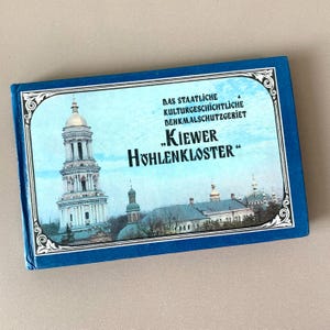 Fotoreiseführer Kiewer Höhlenkloster German Travel Photo Book Kyiv Pechersk Lavra Guide History Architecture Culture Gift 1984