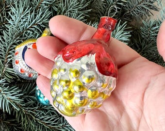ソビエト ヴィンテージ クリスマス ツリー オーナメント 4 個