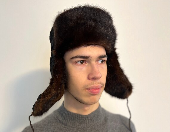 ヴィンテージ ミンク & カラクール ファー ロシアンカ トラッパー