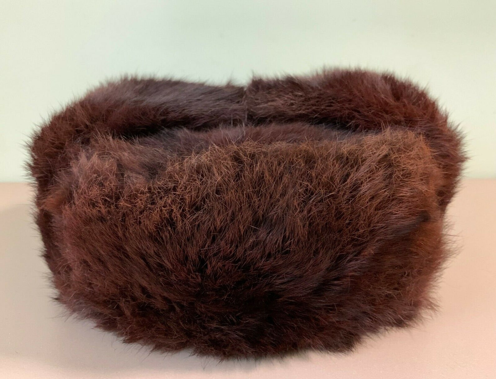 Vintage Soviet Russian Rabbit Fur Hat Ushanka 1980s Rust Red | Etsy