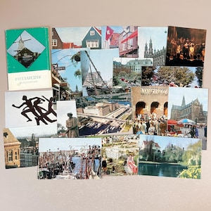 Holanda 17 Conjunto de postales Tarjetas turísticas 1976 ГОЛЛАНДИЯ фотоэтюды Postales rusas de la URSS soviética Vintage Arte Viajero Regalo Scrapbooking