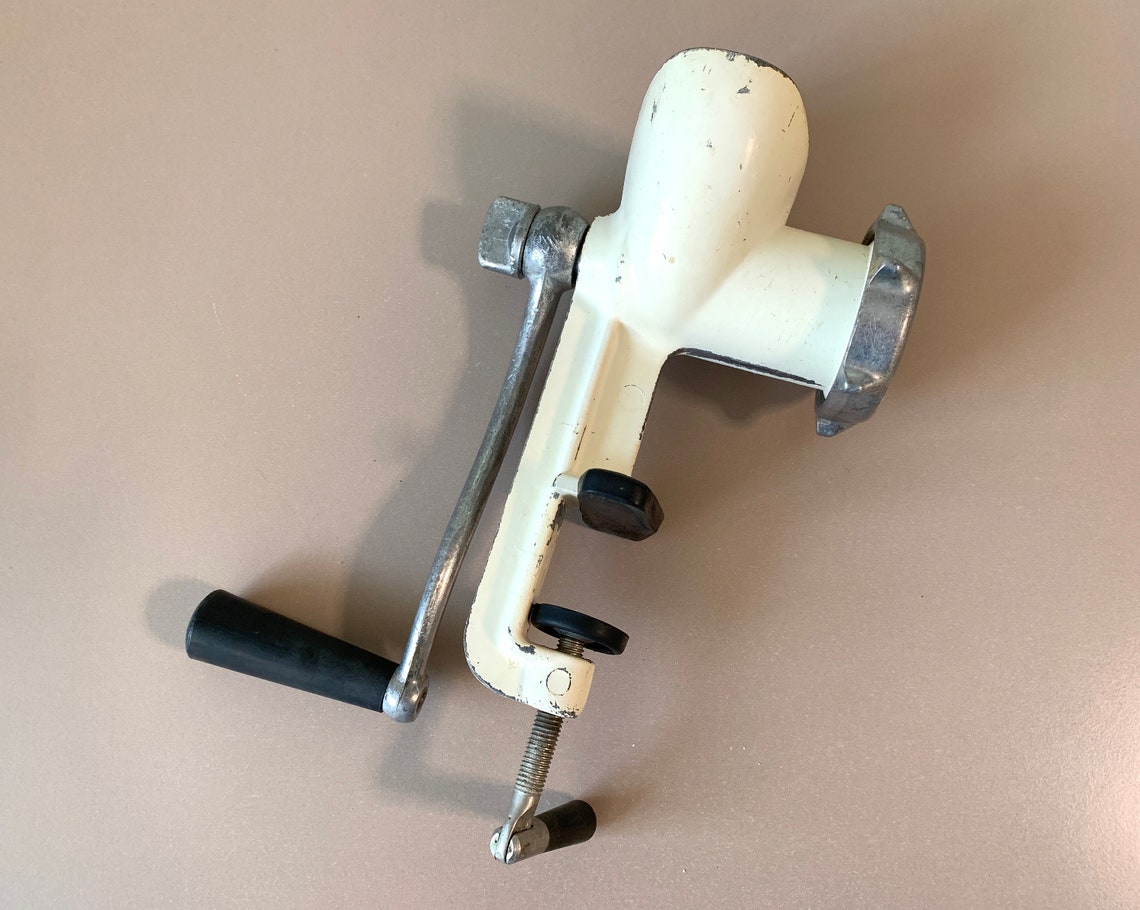 Heavy Duty Vintage Soviet Hand Cranked Meat Grinder Kitchen Etsy