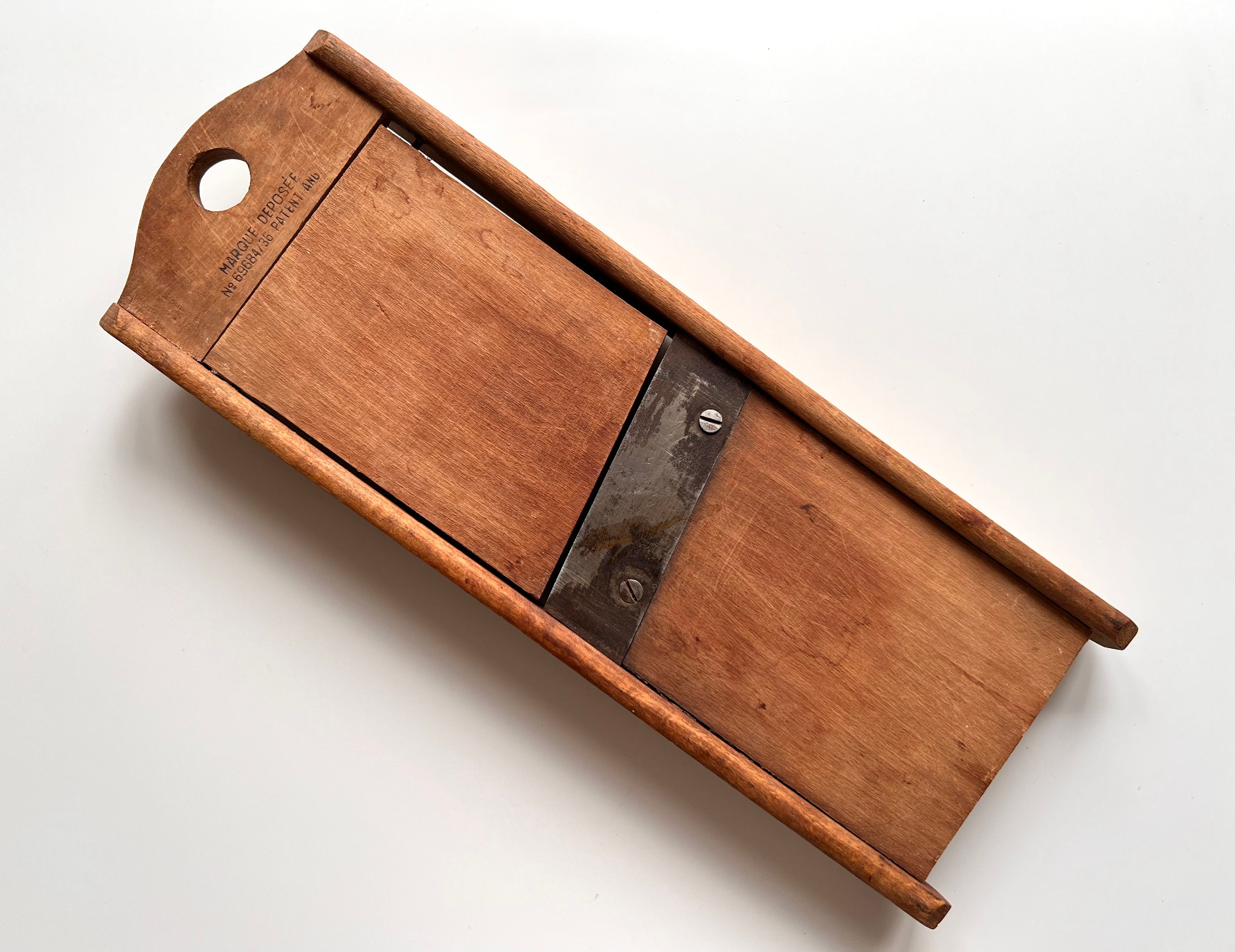 Wooden Cabbage Shredder Slaw Board Cutter Triple Blade Tool Kitchen XL –  Wood, Iron & Copper Craft