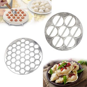 Aluminiumguss Knödel Formen-Set: Vareniki & Pelmeni Maker