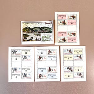 Tchécoslovaquie 1977 Mi 2377-2380 Exposition mondiale de la philatélie SC 2116-2119 Blocs de timbres & carte postale de Bratislava MNH Philatélie