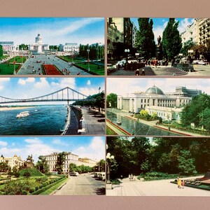Kiev Kiev Київ 12 Cartoline Set Carte panoramiche 1968 Ucraina sovietica Turismo URSS Cartoline russe, Arte vintage, Ephemera, Scrapbooking
