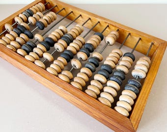 ヴィンテージ ソビエト ウクライナ 木製そろばん 12 列 ソ連 数学