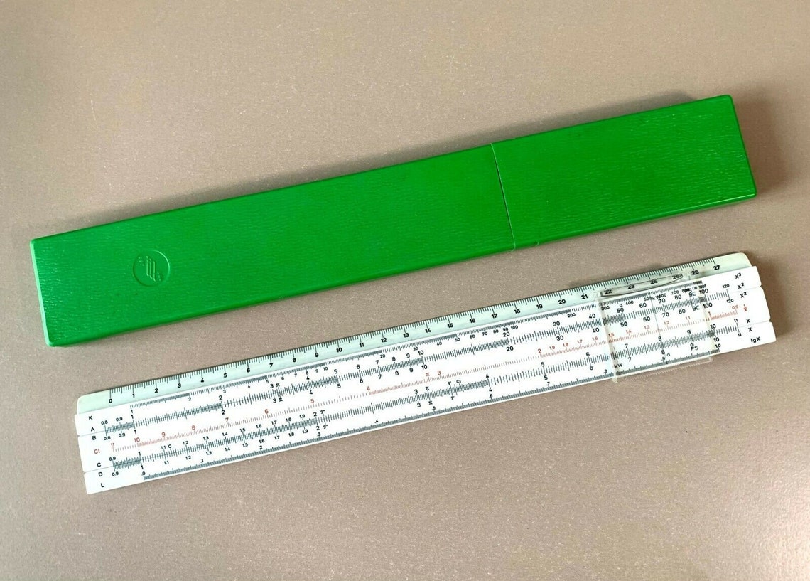 Slide Ruler Math Calculator 1979 USSR Russian LSLO25010P Etsy