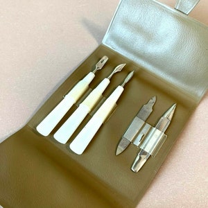 Set de manucure vintage USSR : kit de soin des ongles rétro 5 pièces