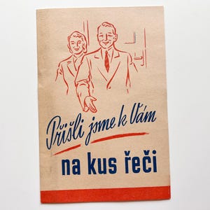 1948 Tschechoslowakische Nationalsoziale Partei Broschüre: Seltene Politische Retro Ephemera