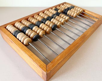 ヴィンテージ ソビエト ウクライナ 木製そろばん 12 列 ソ連 数学