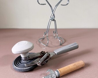 Jar Sealer Soviet Vintage Canning Tool Set Kitchen Utensil Clamp Screwing Cottagecore Home Preservation