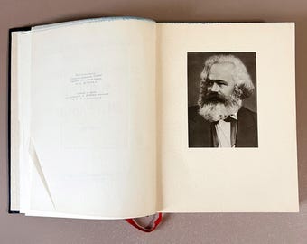 1956年 マルクス・エンゲルス回想録、ソ連ハードカバー初版、マルクス