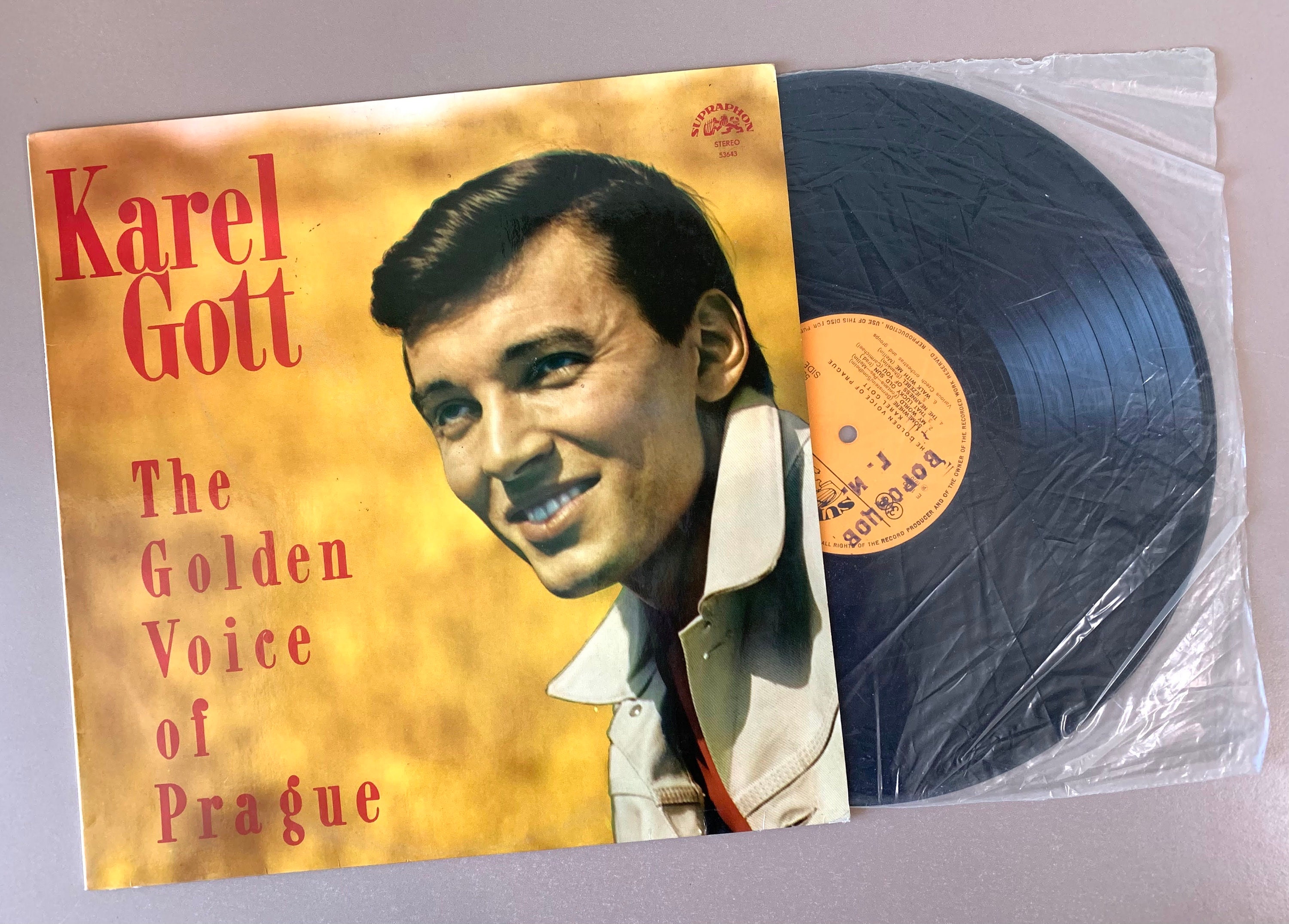 Karel Gott the Golden Voice of Prague Vinyl LP Record Album picture