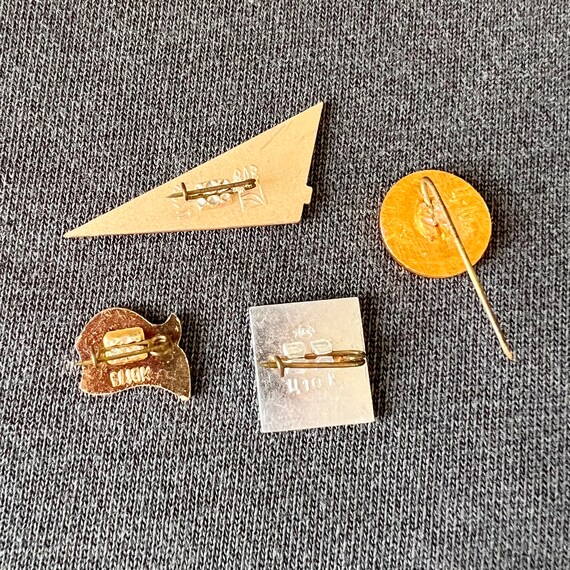 Set of 4 Soviet Sport Nautical Enamel Pins Badges… - image 6