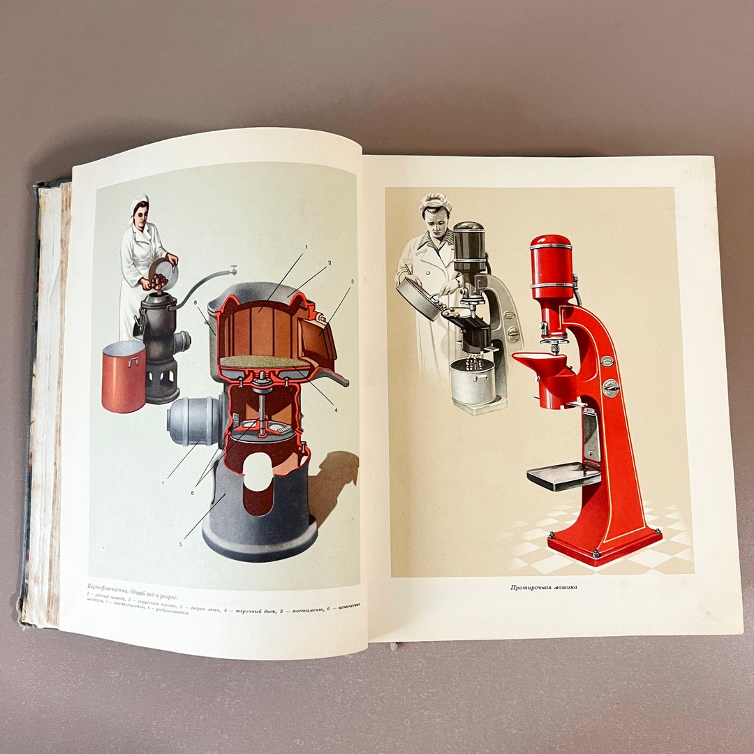 Culinary 1955 USSR Cooking Кулинария Illustrated Vintage Soviet Russia ...