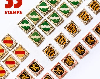 Französische Besatzungszone Briefmarken 1945 Deutschland Mint MNH Philatelie Sammlung 35teile Lot Vintage Seltene Nachkriegsgeschichte