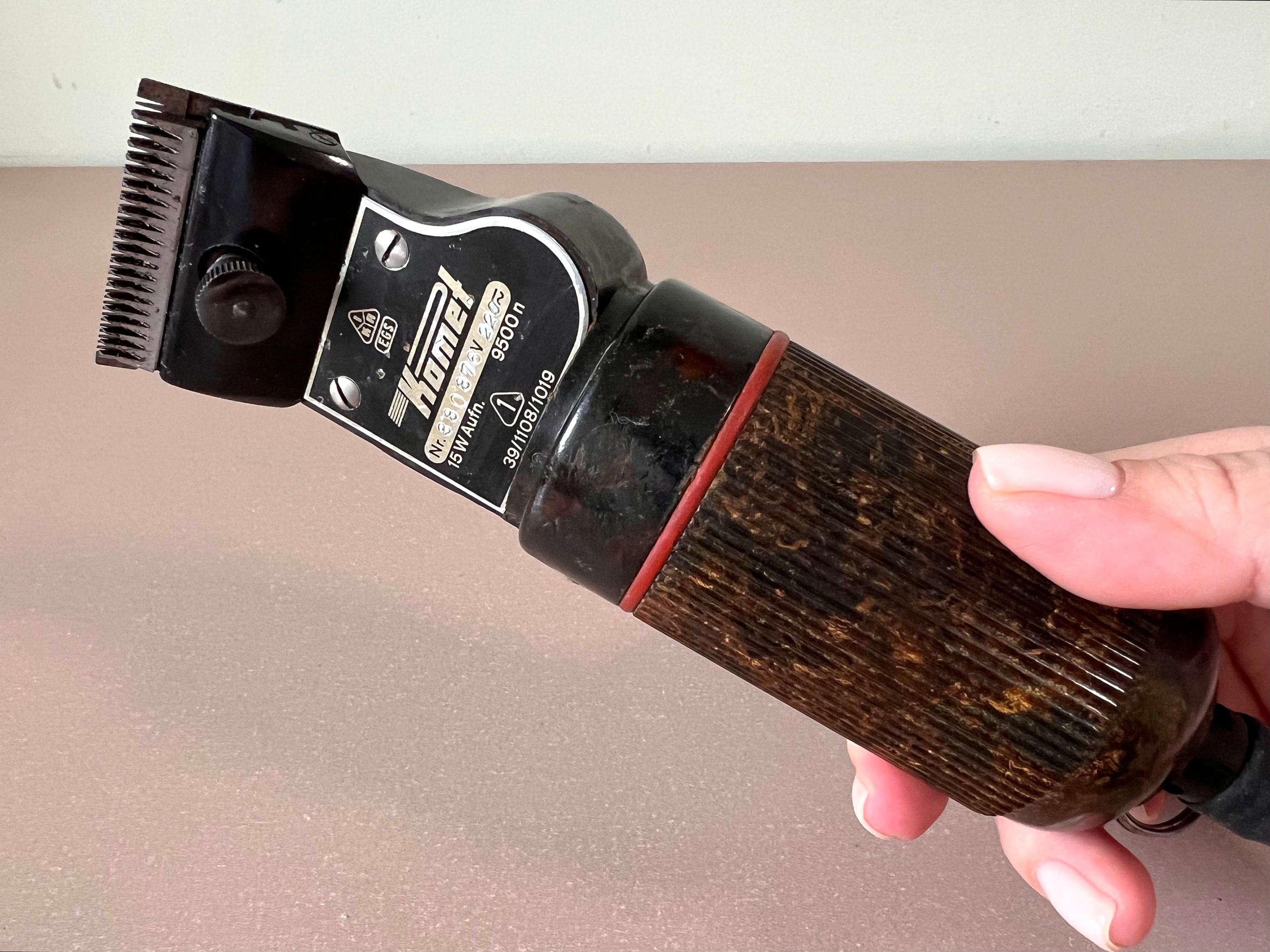 Rare Antique Komet EGS Hair Clipper Made in Germany Working 220