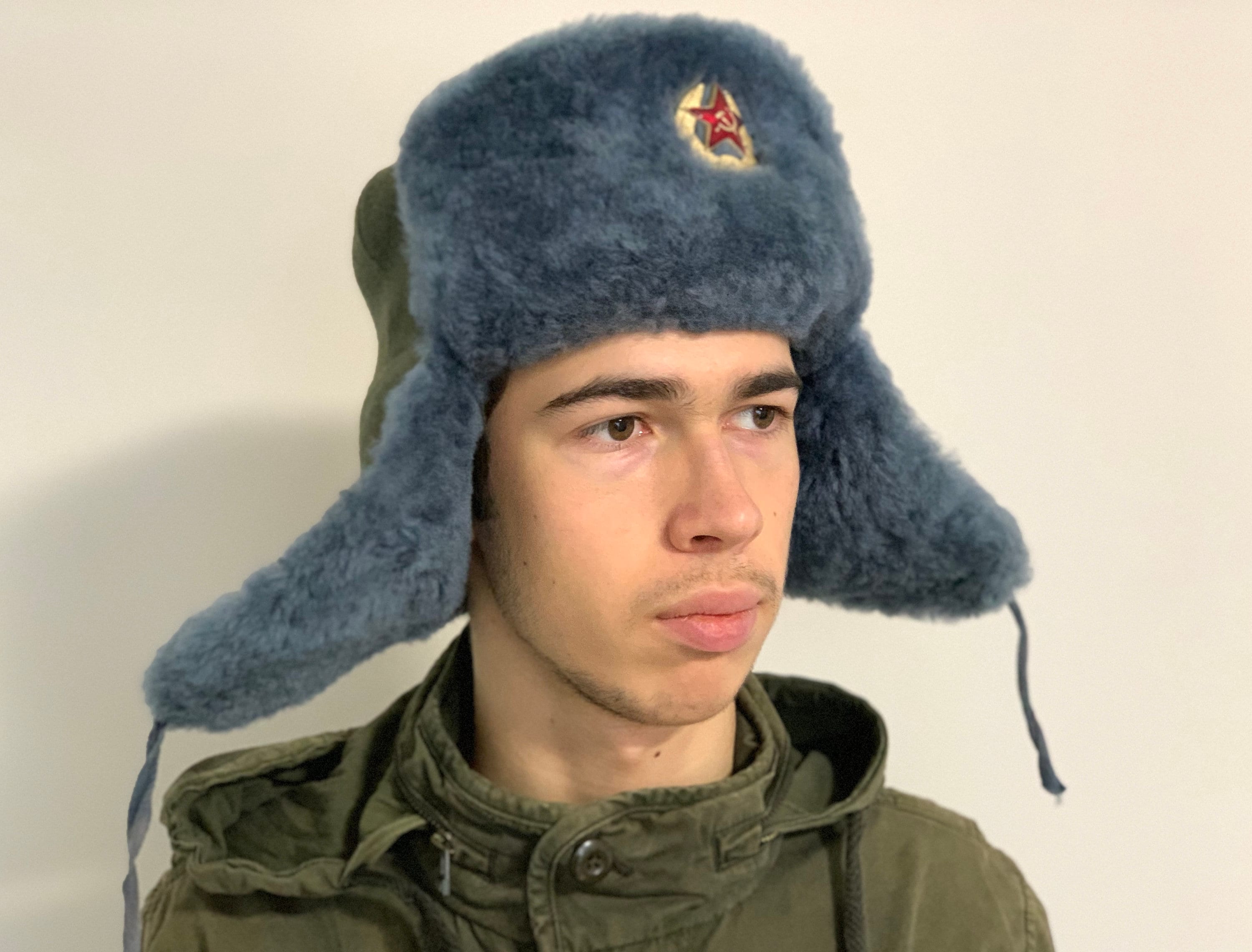 Шапка ушанка шерсть