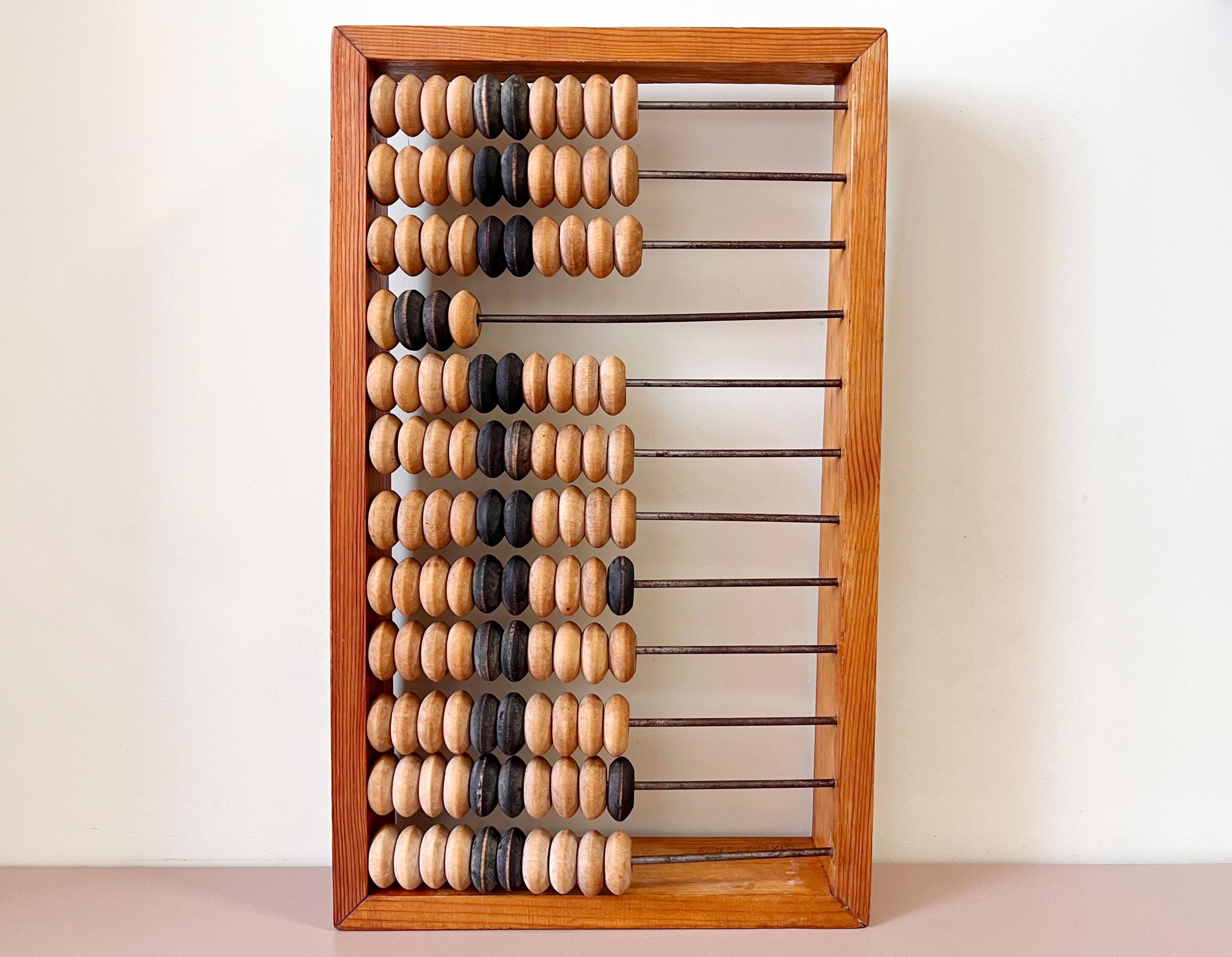 ドイツのヴィンテージそろばん ヴィンテージ ソビエト ウクライナ 木製そろばん 12 列 ソ連 数学