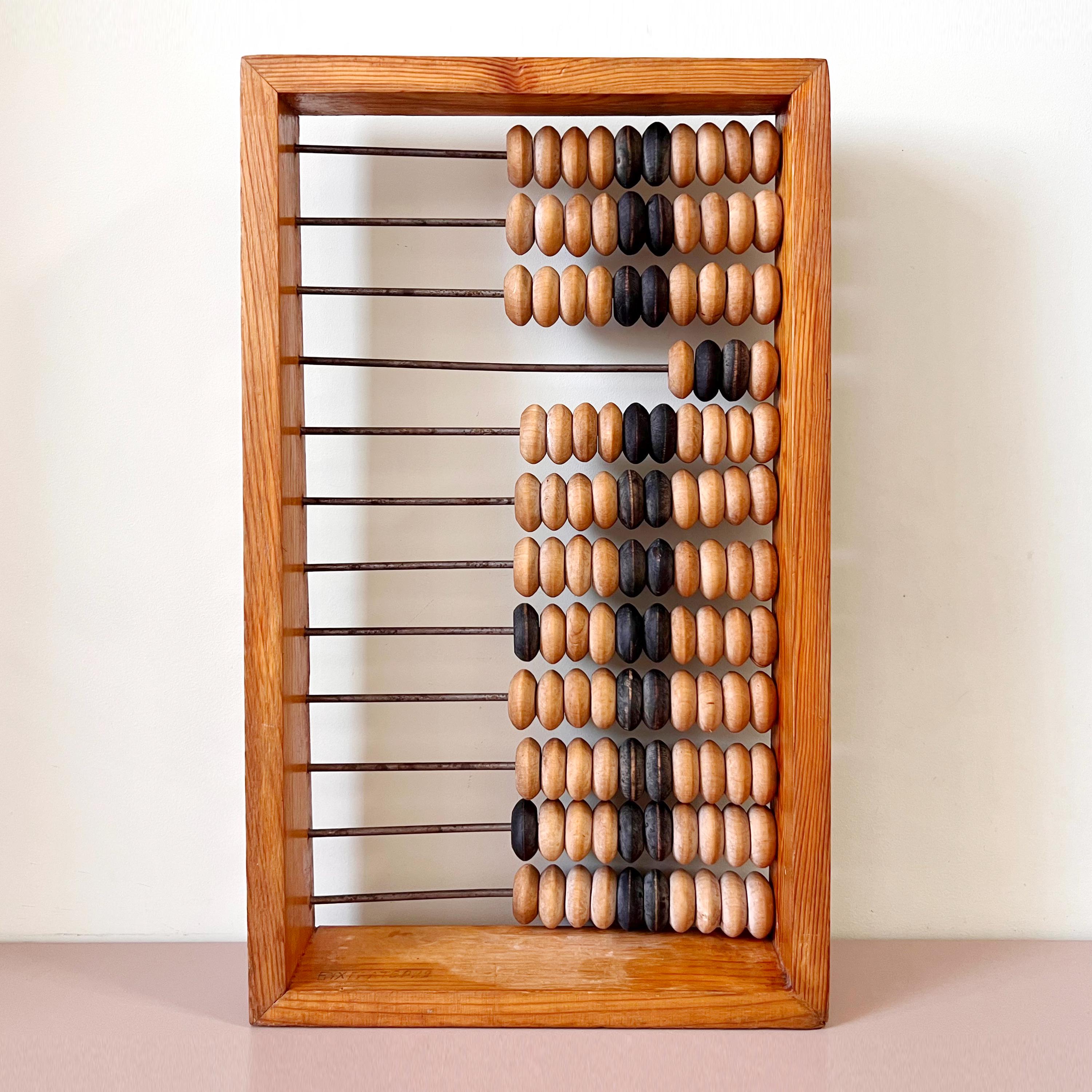 ヴィンテージ ソビエト ウクライナ 木製そろばん 12 列 ソ連 数学