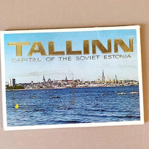 Vintage Tallinn Estonia Postcard Set: 1970s USSR Baltic Travel Ephemera