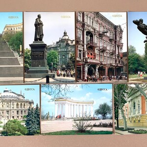 Odessa 18 Postcard Set Ukraine 1989 Soviet vintage Voyage Tourisme Souvenir Одесса, Cartes postales russes, Cartes postales de vacances, Cartes postales soviétiques