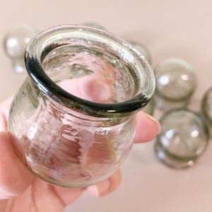 Sovjetisk vintage koppterapi set med 10 glasburkar “Banka / Банки” kinesiska massagekoppar 1960-talet bild 5
