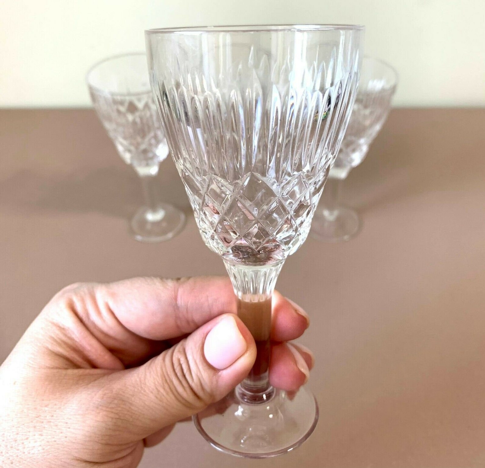 4x Russian Crystal Stemmed Shot Glasses 100ml Soviet USSR Etsy