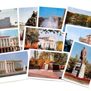 Hero City Odesa - Set di cartoline Город-герой Одесса URSS, ricordi di viaggio vintage, regalo da collezione sovietico del 1969 per gli ucraini