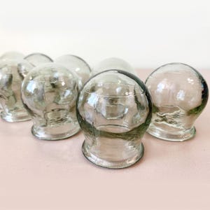 Sovjetisk vintage koppterapi set med 10 glasburkar “Banka / Банки” kinesiska massagekoppar 1960-talet bild 4