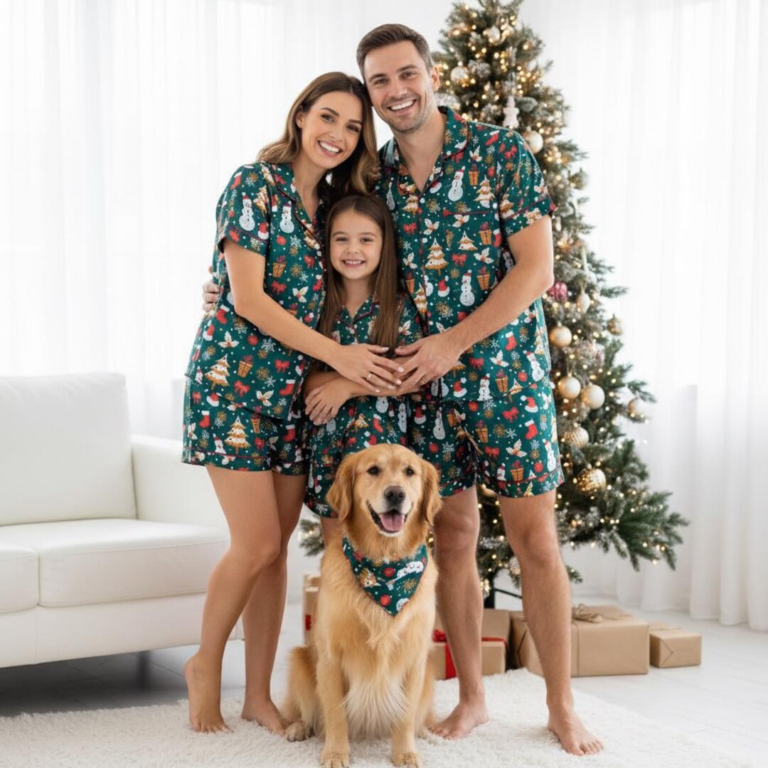 Family Holiday Pajamas, Me and Mrs Christmas Pajamas, Couples