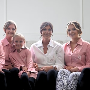 Bridesmaid Button Down Shirts, Bridesmaid Gifts, Bridesmaid Shirts Getting Ready, Monogram Button Down, Bride Button Down Shirt
