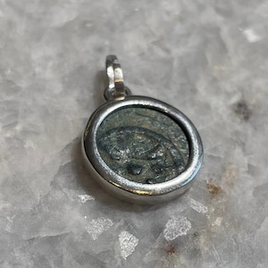Authentic Widow Mite Coin, 925 Silver, Religious pendant, Faith pendant, Christian gift, Widow Mite coin pendant, Gift for Her, Mothers Day