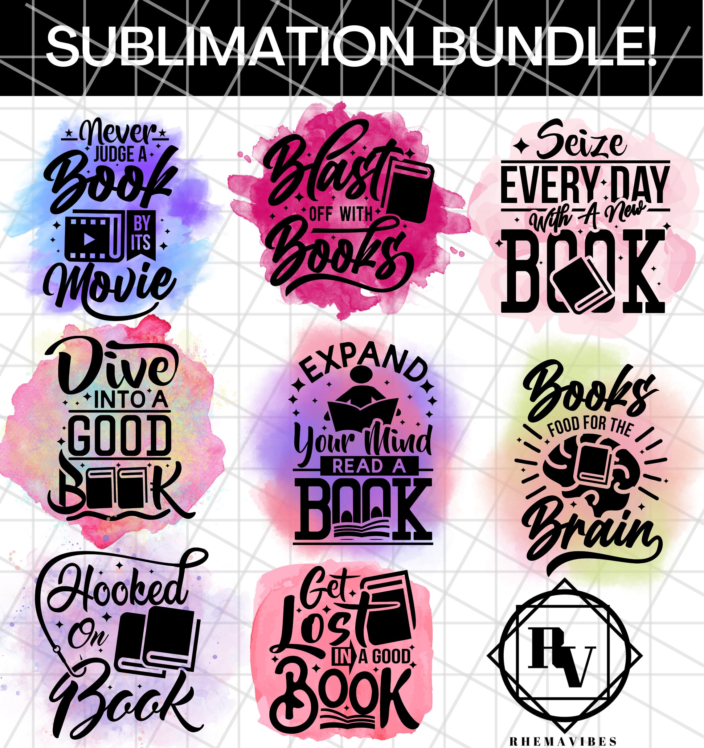Sublimation Bundle, Bookish Png, Reading Png, Book Lover Shirt Png, Png ...