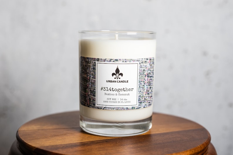 14 oz 314together Bamboo /& Coconut Soy Candle