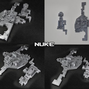 Counter-Strike Map Layout Wandkunst | CS2 | CSGO | 3D Druck | Staub2 | Trugbild | Inferno | Schwindel | Kern | Überführung | Zug Bild 5