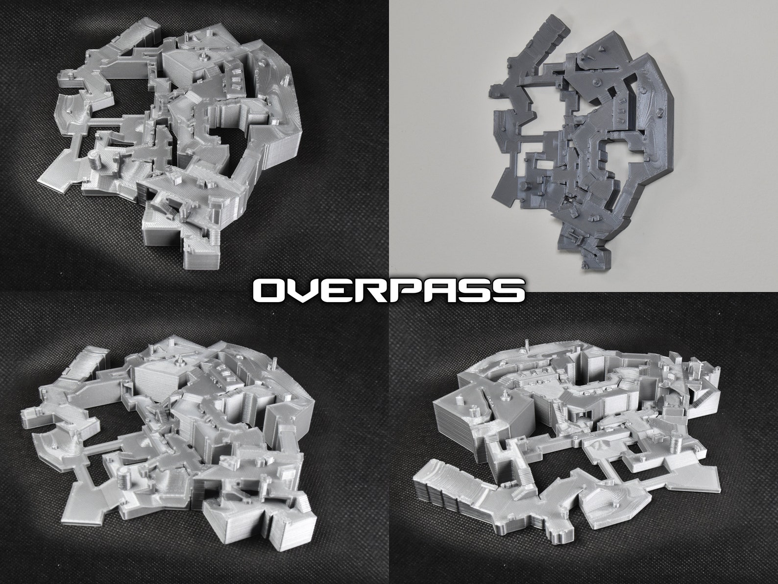 Counter-strike Map Layout Wall Art | CS2 | CSGO | 3D Print | Dust2 ...