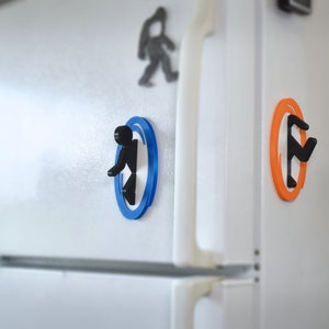 Portal Wall Art Pop Out Art Wall Art 3D Art Magnet GLaDOS The Cake Is a Lie image 3