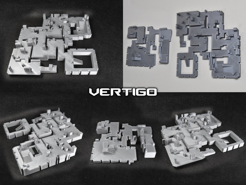 Counter-Strike Map Layout Wandkunst | CS2 | CSGO | 3D Druck | Staub2 | Trugbild | Inferno | Schwindel | Kern | Überführung | Zug Bild 8