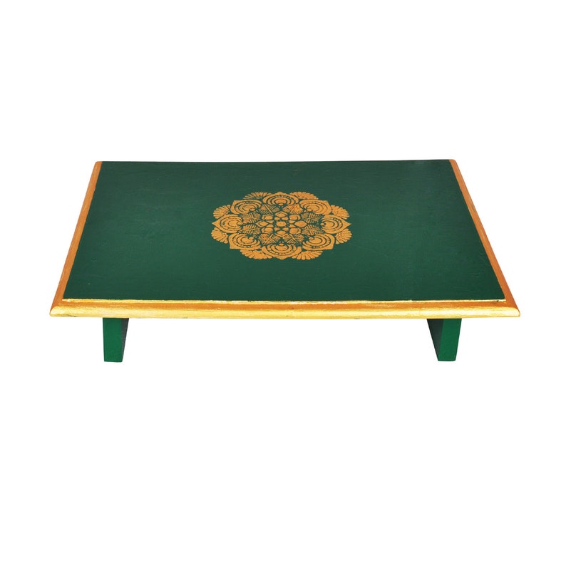 Diwali Puja Chowki Table for Personal Meditation Handmade Etsy