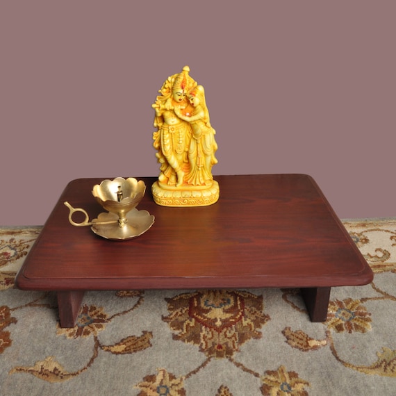 Puja Room Peeta Stool Altar Table Diwali Decor Items Table