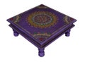 Hand Painted Stool Indian Wood Chowki 13 inches Handmade Table Square Furniture for Room Decoration Pooja Chowki side table wooden Xmas Gift